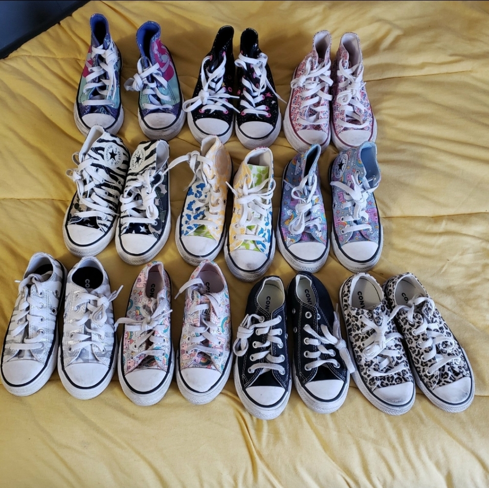 Lot of 10 Converse